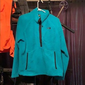 Women’s Mint green North Face jacket